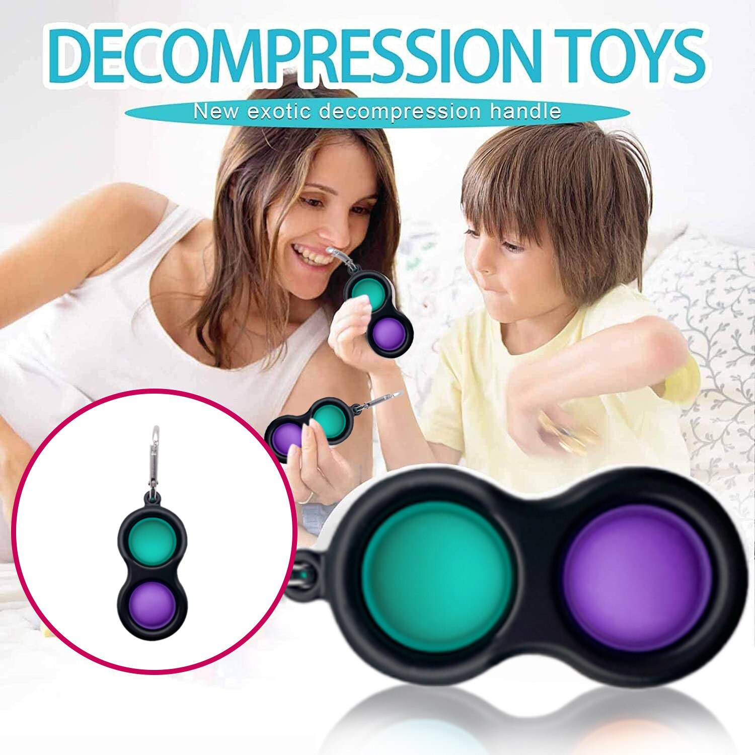 Newest Montessori Antistress Fidget Toys Simple Dimple Toy Pressure Reliever Board Controller Educational Toy Brinquedos