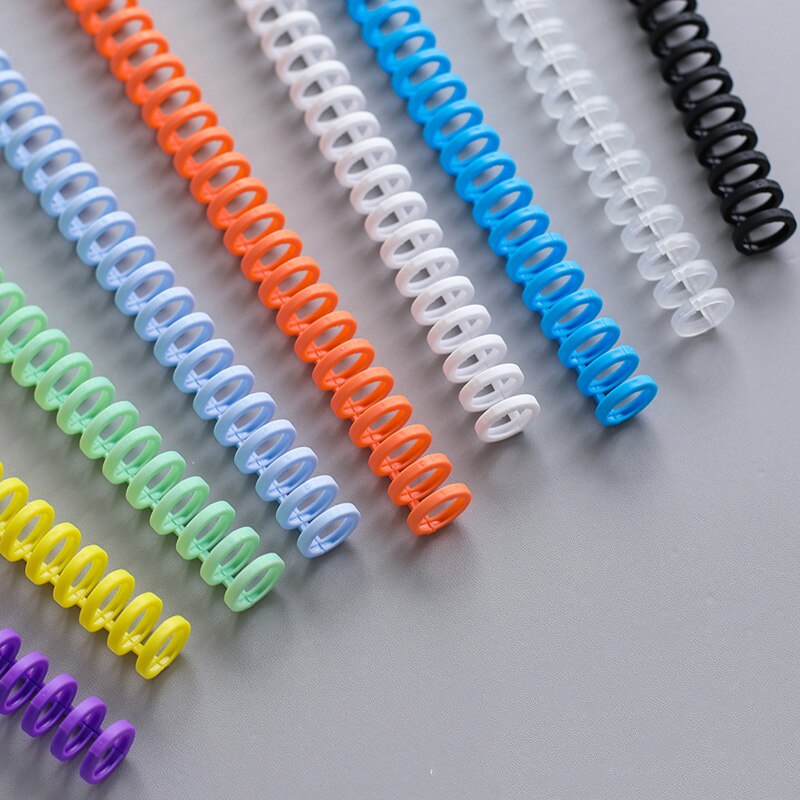 10 Stuks 16Mm A4/A5/B6/A7 Binding Ringen 30 Hole Losbladige Binding Strip plastic Losbladige Ring Binding Clip Losbladige Gesp