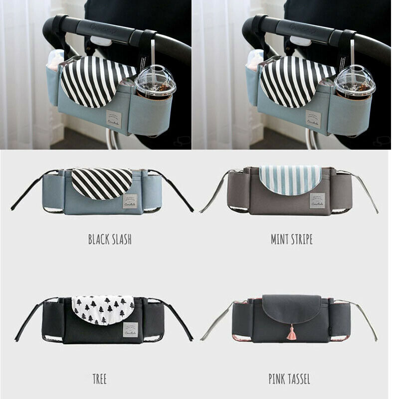 Universele Mama Reistassen Buggy Baby Kinderwagen Organizer Fles Houder Kinderwagen Caddy Opbergtas