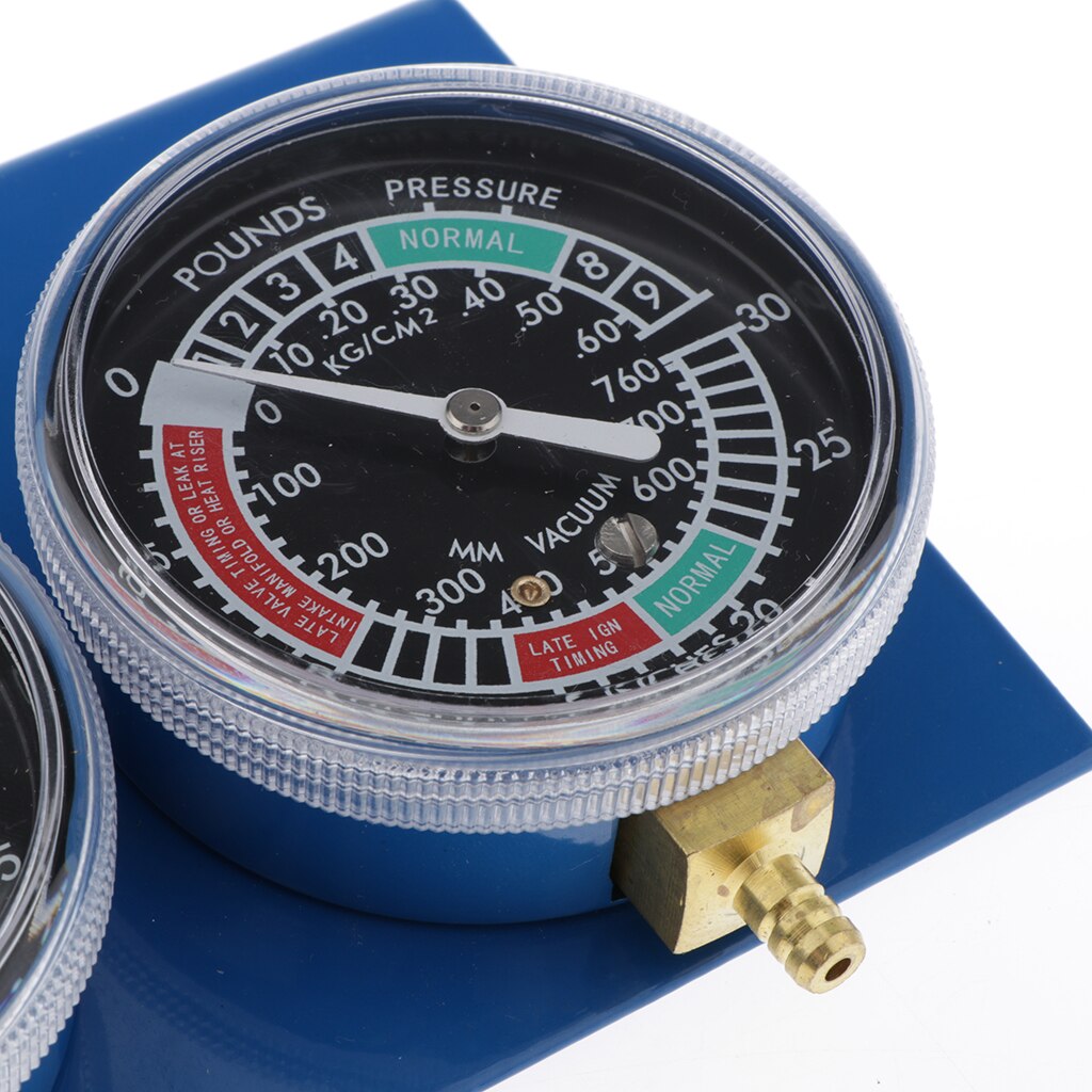Motorcycle Carb Carburettor Vacuum Balancer Gauge 2 Cylinder Gauges Meter Kit