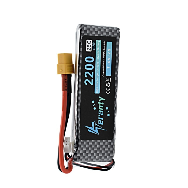 High Power 2S 7,4 v 2200mAh 25-35C LiPo Batterie XT60/T/JST/EC3 Stecker 7,4 v Wiederaufladbare Lipo Batterie Für RC Auto Flugzeug Hubschrauber