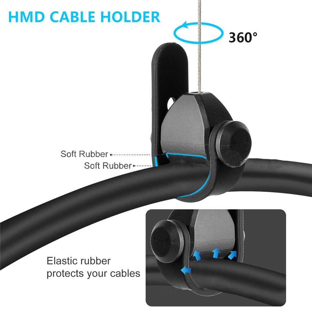 VR Headset Pulley Cable Management Cable Pulley System for HTC Vive/for Oculus Rift S/for PS VR Accessories