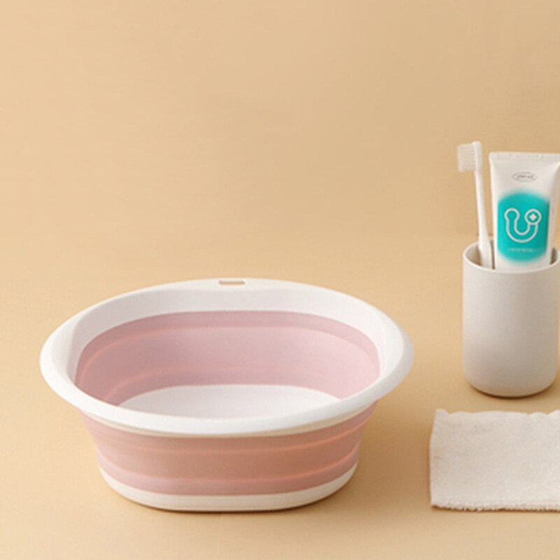 Plastic Folding Basins Portable Wash Basins Folding Laundry Tub Bathroom Kitchen AccessoriesTravel Folding Wash Basin Two Models