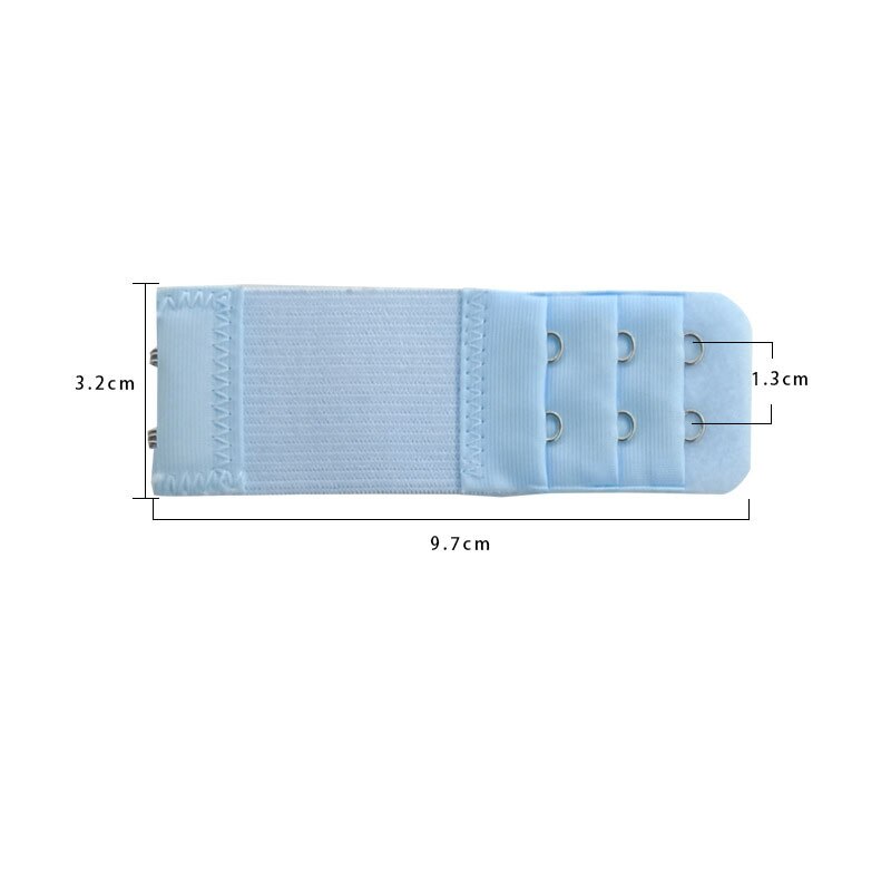 1PC 2 Haken Bh Verlängerung Für frauen Elastische Bh Erweiterung Gurt Haken Clip Expander Einstellbare Gürtel Schnalle Unterwäsche 13 farben: Himmel Blau