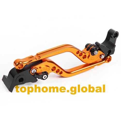 Voor yamaha  r3 r25 -  lange koppelingsremhendels cnc verstelbaar 10 kleuren: Oranje