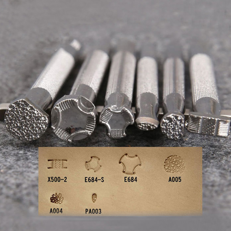 Leather Printing Tool Alloy Carving Making Craft System Punch Stamps Leatherwear Craft Punch Stamps SUB