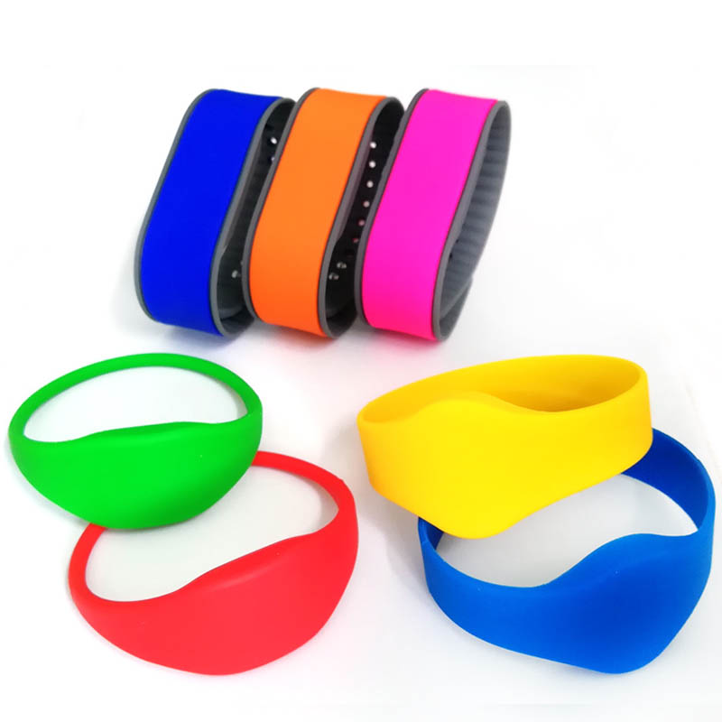 Pulsera EM 125Khz EM4100, pulsera de silicona RFID, solo lectura, Protocolo 18000-2
