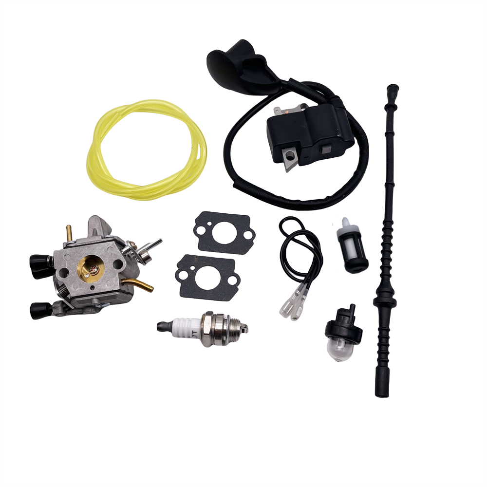 kit carburatore Filtro aria per Stihl FS120 FS120R FS300 BT120C BT121 FS200 FS250 FS350 FR350 FR45 4134 120 0603 Bobina di accensione