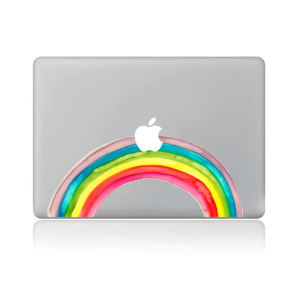 Cartoon rainbow Vinyl Decal Laptop Sticker for macbook Pro Air 13 inch Cartoon laptop Skin shell for mac book