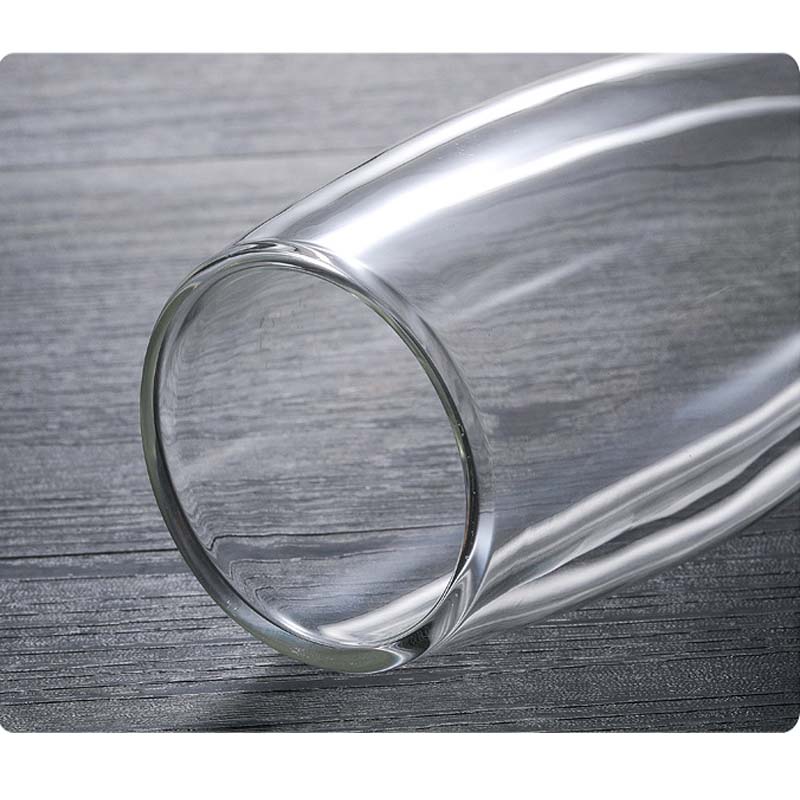 300 ml håndlavede varmebestandige dobbeltlags glas kaffe te drikke kop isoleret gennemsigtigt high-end rødvinsglas