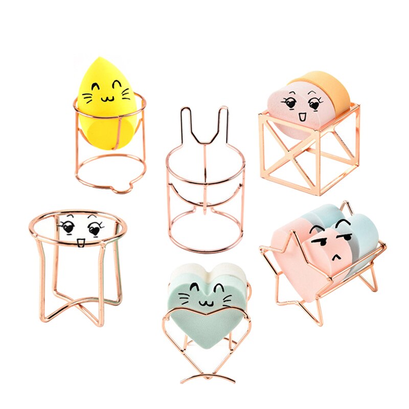 Sminkpuff torkställ puder smink äggsvamp hållare hängare svamp torkställ hållare makeup beaty tool