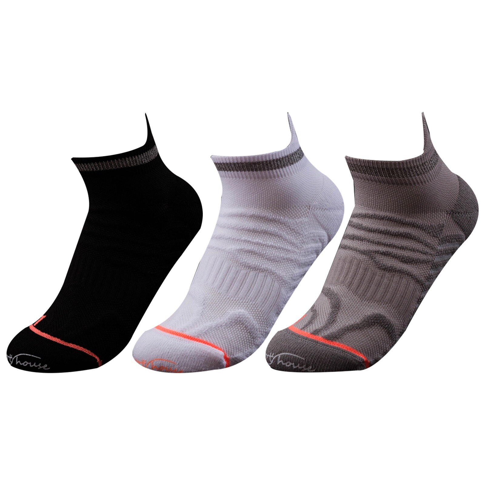 3 Pairs Multifunctionele Antislip Ademende Sport Sokken Voor Vrouwen Running Accessoires Wave Patroon Fietsen Sokken Maat S(35-39): 7