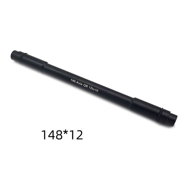 1 * MTB bici da bicicletta 135/142/148mm lunghezza opzionale da 12mm diametro perno passante a 10mm adattatore mozzo ruota a sgancio rapido: 148 12mm