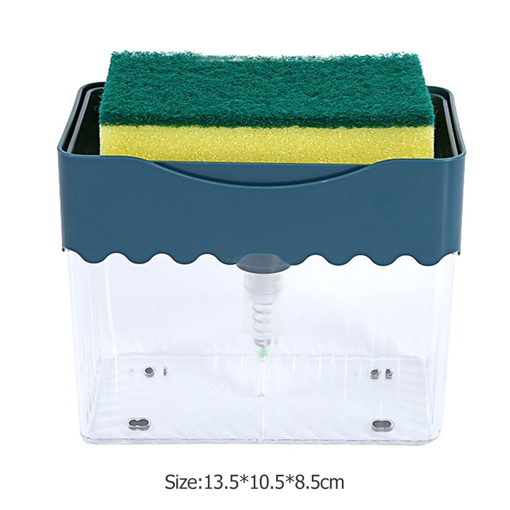 Distributeur de savon liquide automatique mousse éponge pompe à savon pour maison école Restaurant manuel presse savon organisateur cuisine outil
