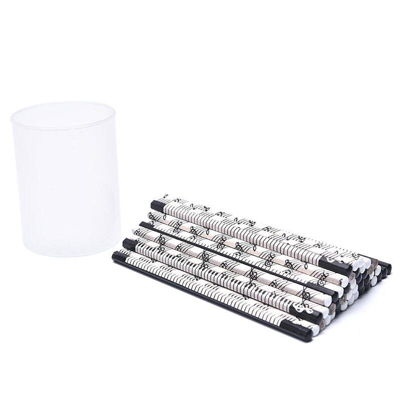 12pcs Musical Pencil 2B Standard Round Music Stationery Piano School Office Supply Student