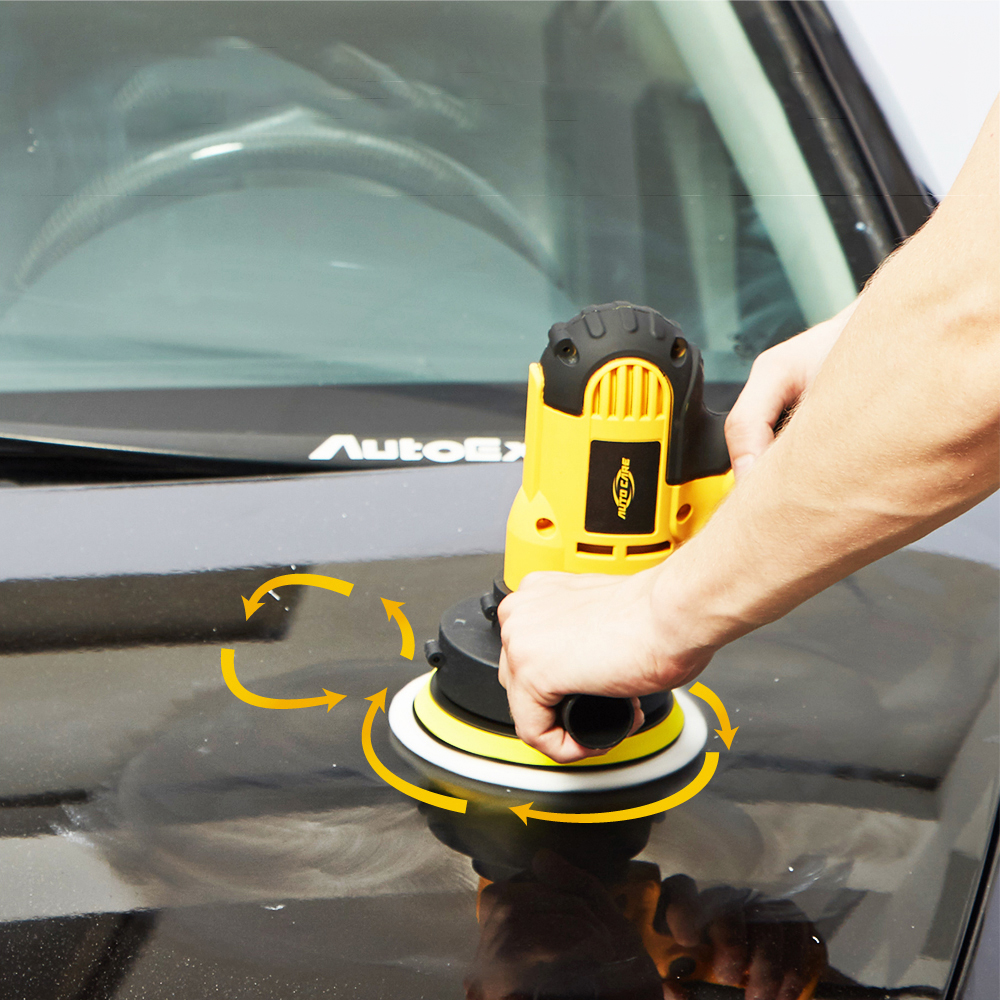 600W Electric Car Polisher Polishing Machine 3500rpm Adjustable Speed Sanding Waxing Tools Car Accessories Machine