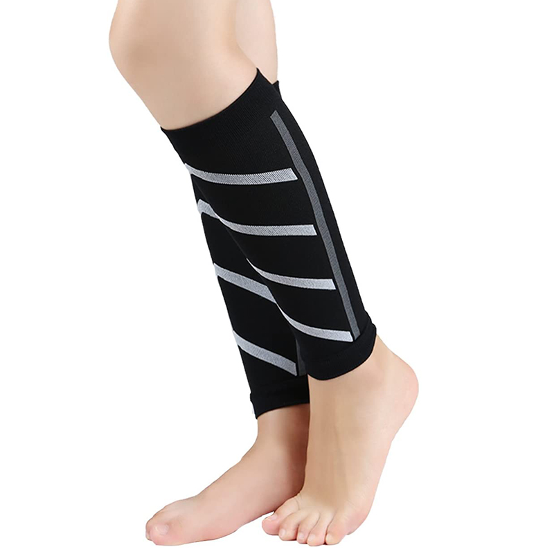 1Pair Calf Compression Sleeves Running Leg Compression Sleeve 20-30mmHg Compression Socks for Shin Splint For Men Women