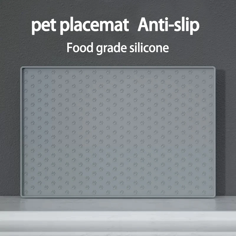 Huisdier Placemat Kat Hond Drinken Voeden Placemat Feeder Matten Kat Voermat Hondenvoerbak Mat Siliconen Waterdichte Voerbak Pad