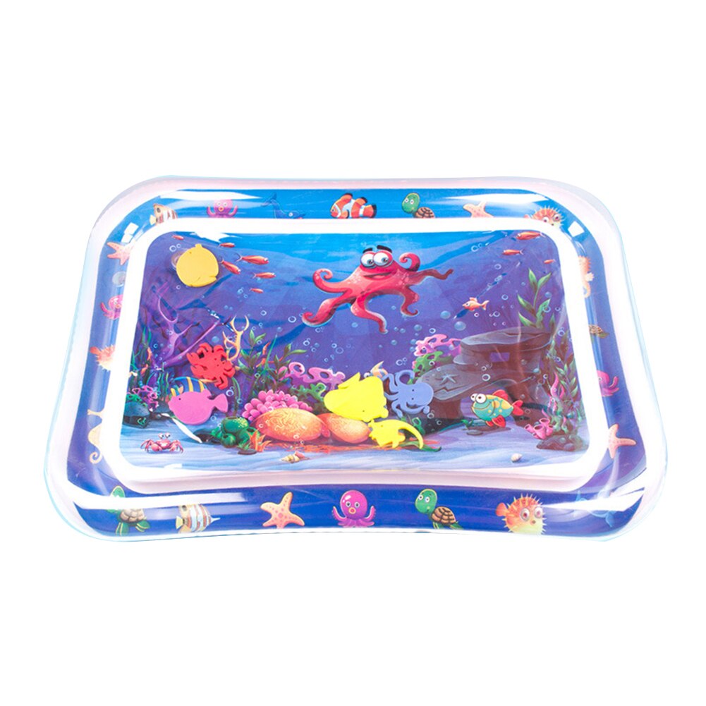 Baby, Kleinkind Karikatur Krake Delfin Aufblasbare Wasser matt Sommer Spiel Spielen Pad Spielzeug