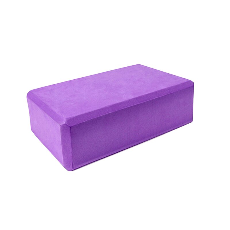 Yoga Blok Rekwisieten Schuim Baksteen Stretching Aid Gym Pilates Yoga Blok Oefening Fitness Sport: Purple