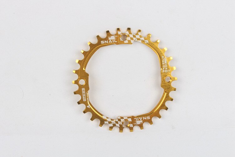 Deckas 104BCD Round Narrow Wide Chainring 30T Single Aluminum Alloy Chainwheel For Bicycle Road Mountain Bike MTB: 6