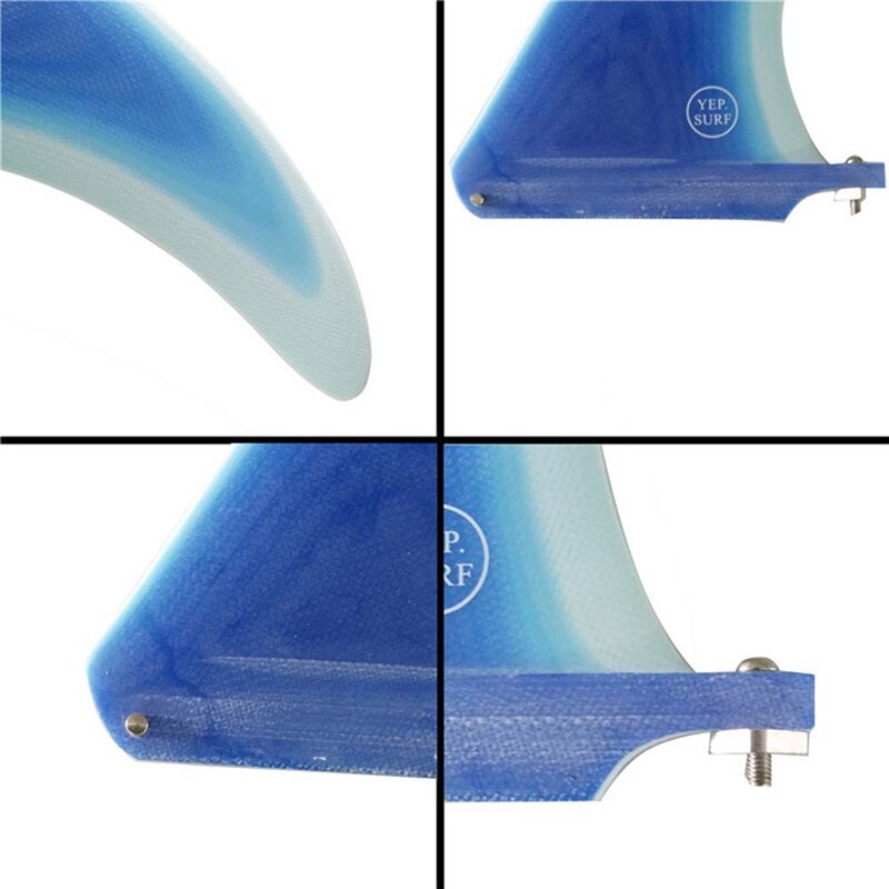 Yep.Surf Surf Longboard Fins Fiberglass 9 Inch YepSurf Fin Surfboard Fin Single Fins
