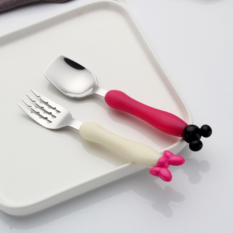 Stevige babyvoedingskom eco bamboe servies antislip servies voor het voeden van baby's borden cartoon kinderen bamboe bord: 2 stuks voor meisje