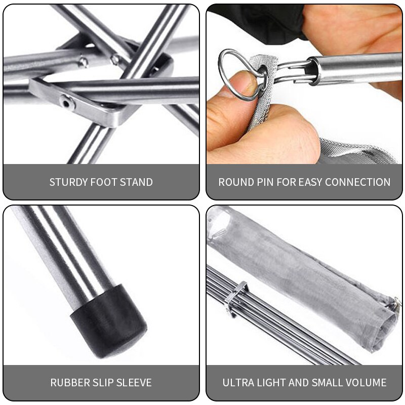 Outdoor Fire Burn Pit Stand Portable Solid Fuel Rack Folding Stove Fire Frame Fast Heating Wood Charcoal Stove Camping Tool