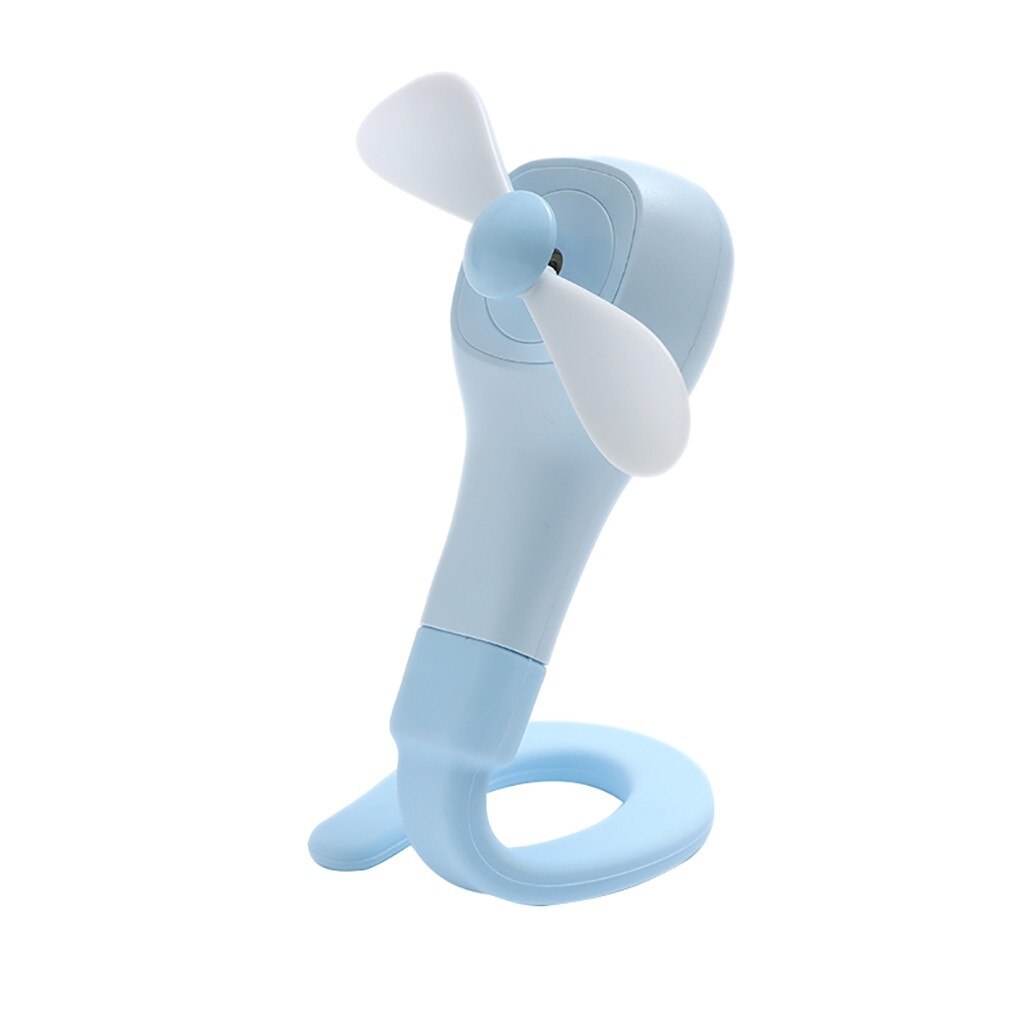 Oplaadbare Low Noise Draagbare Usb Handheld Multifunctionele Mini Fan Met Flexibele Stand 360 ° Rotatio: BU