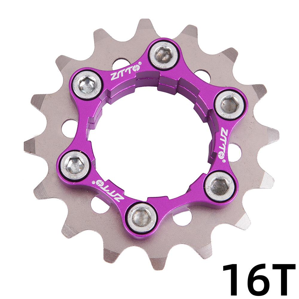 Fiets tandwiel vliegwiel enkel tandwiel mtb 9 to 1 speed cassette versnelling vliegwiel fiets vrijloop fietsaccessoires: 16t