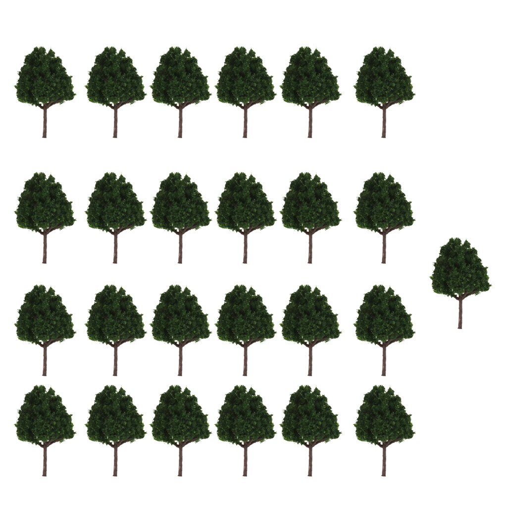 25 X Model Trees Miniature for Trains Railways Architectural Landscape,