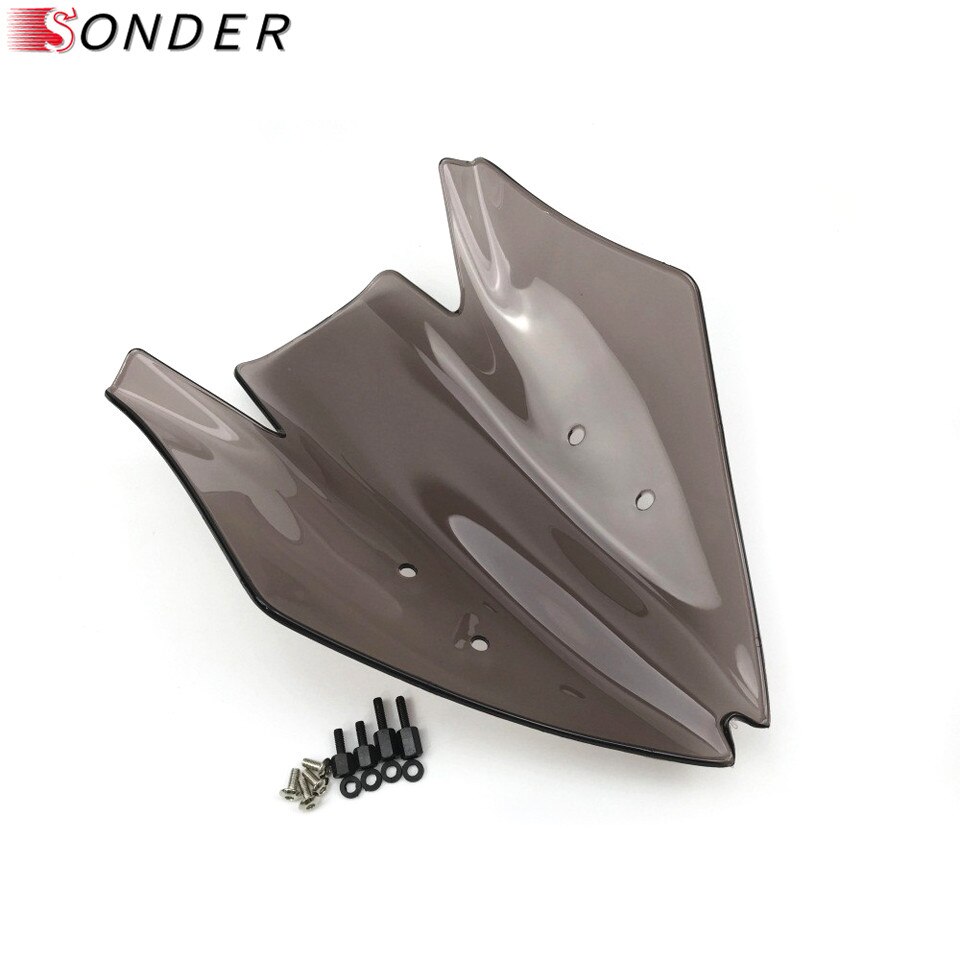 Pare-brise noir pour moto Kawasaki Z1000, Double bulle, NINJA z1000 07 08 09, 2007 Z 1000 z 1000