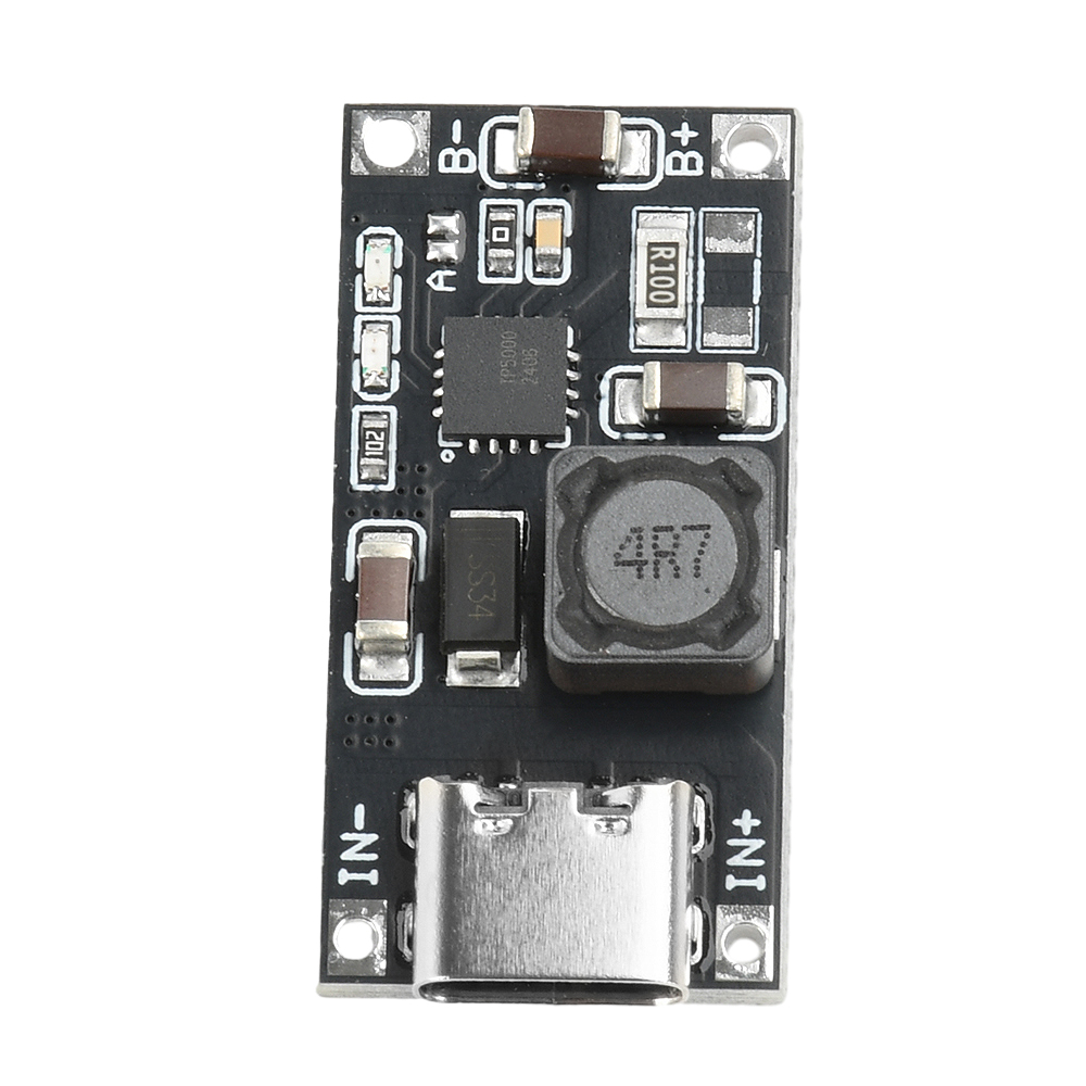 Módulo de cargador de placa de carga de batería de litio DC 4,5-9V TP5000 tipo C 1A 4,2 V/3,6 V placa de módulo de potencia de gestión de carga tipo C