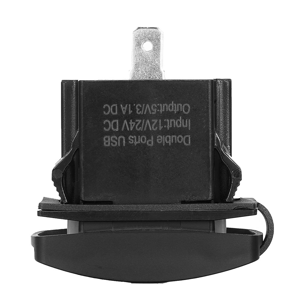 12V & 24V ATV USB Charger Backlit Rocker Switch for Can am for John Deer for Polaris RZR 900 800 1000 Motorcycle Charging