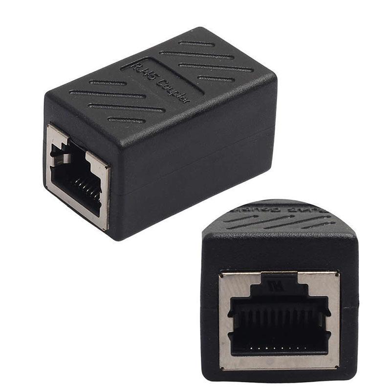 1Pc/2Pcs CAT6 Network Ethernet RJ45 Female – Female LAN Connector Network Adapter Coupler