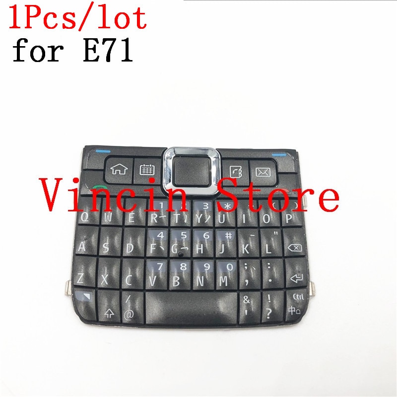 Main Menu English Keypad Keyboard Buttons Cover Case For Nokia E71