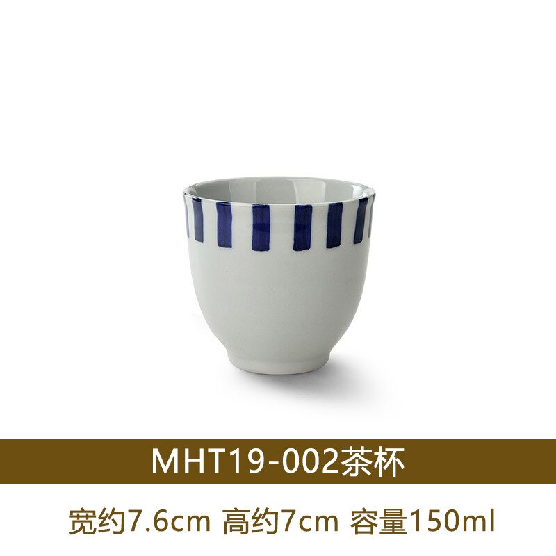 150ml japanska koppar tekopp vinglas stengods keramik restaurang vattenkopp med kopp kaffekopp: Mht 19-002
