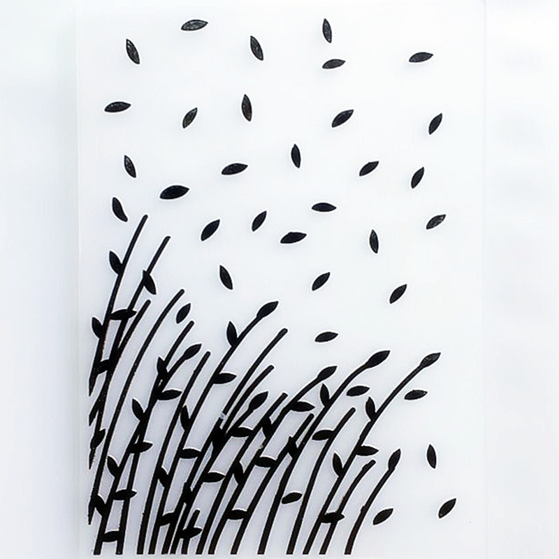 YLEF108 Leaf Frame Plastic Embossing Folder For Scrapbook Stencils DIY Photo Album Cards Making Decoration Scrapbooking Tool