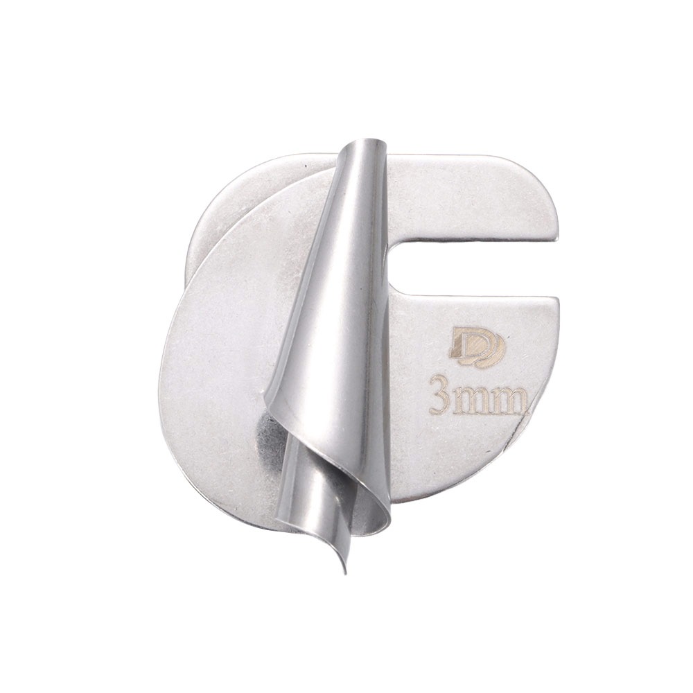 Prensatelas para máquina de coser antigua, dobladillo enrollado estrecho de acero duradero, accesorio de costura para manualidades, 3-10mm: Gris claro