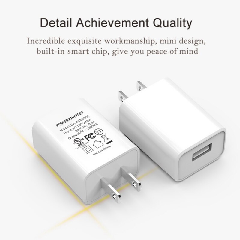 Universal USB Mobile Phone Charger High 5V/2A Fast Phone Chargers For IPhone Samsung for xiaomi redmi Huawei Tablet