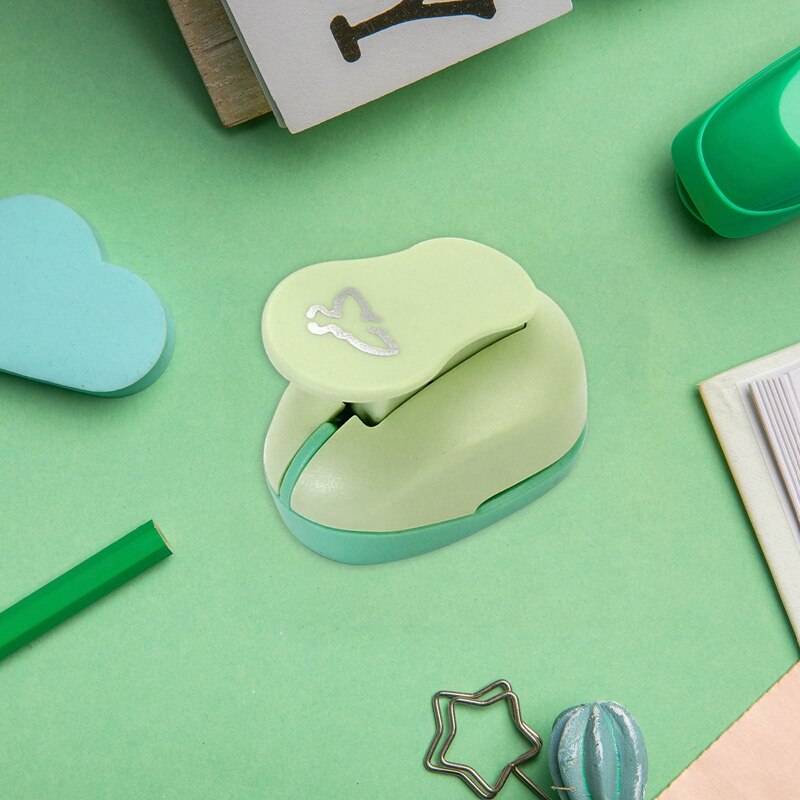 1 inch Leaf Shape Lever Action Craft Punch for Paper Crafting Scrapbooking