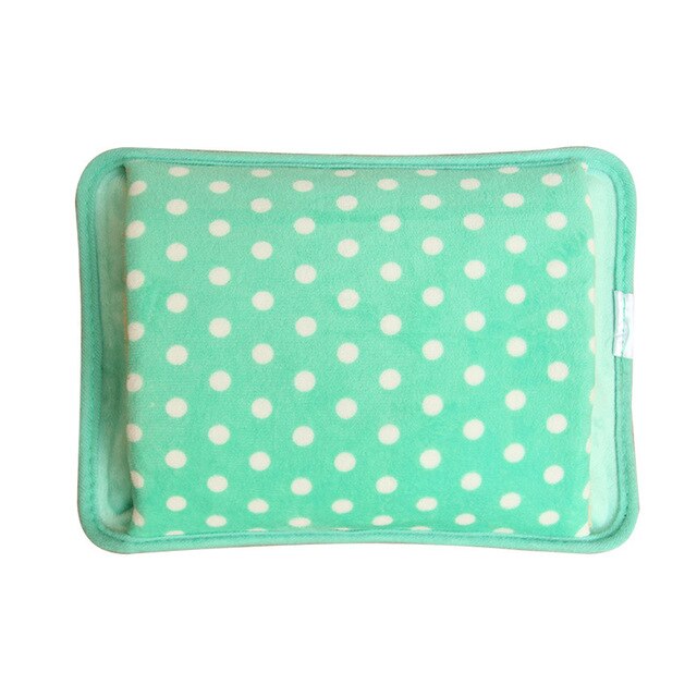 Sacchetto di acqua calda Dot creativo scaldamani elettrico invernale bottiglia di acqua calda borsa di acqua calda ricaricabile a mano in velluto spina ue: 10 with EU Plug