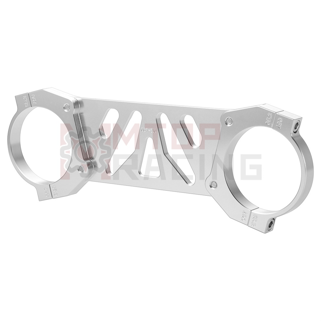 Supporto forcella stabilizzatore forcella anteriore per Yamaha RZ350 4U0 1981-1982 RZ250 4L3 RD250LC 1981-1983 argento oro: Argento