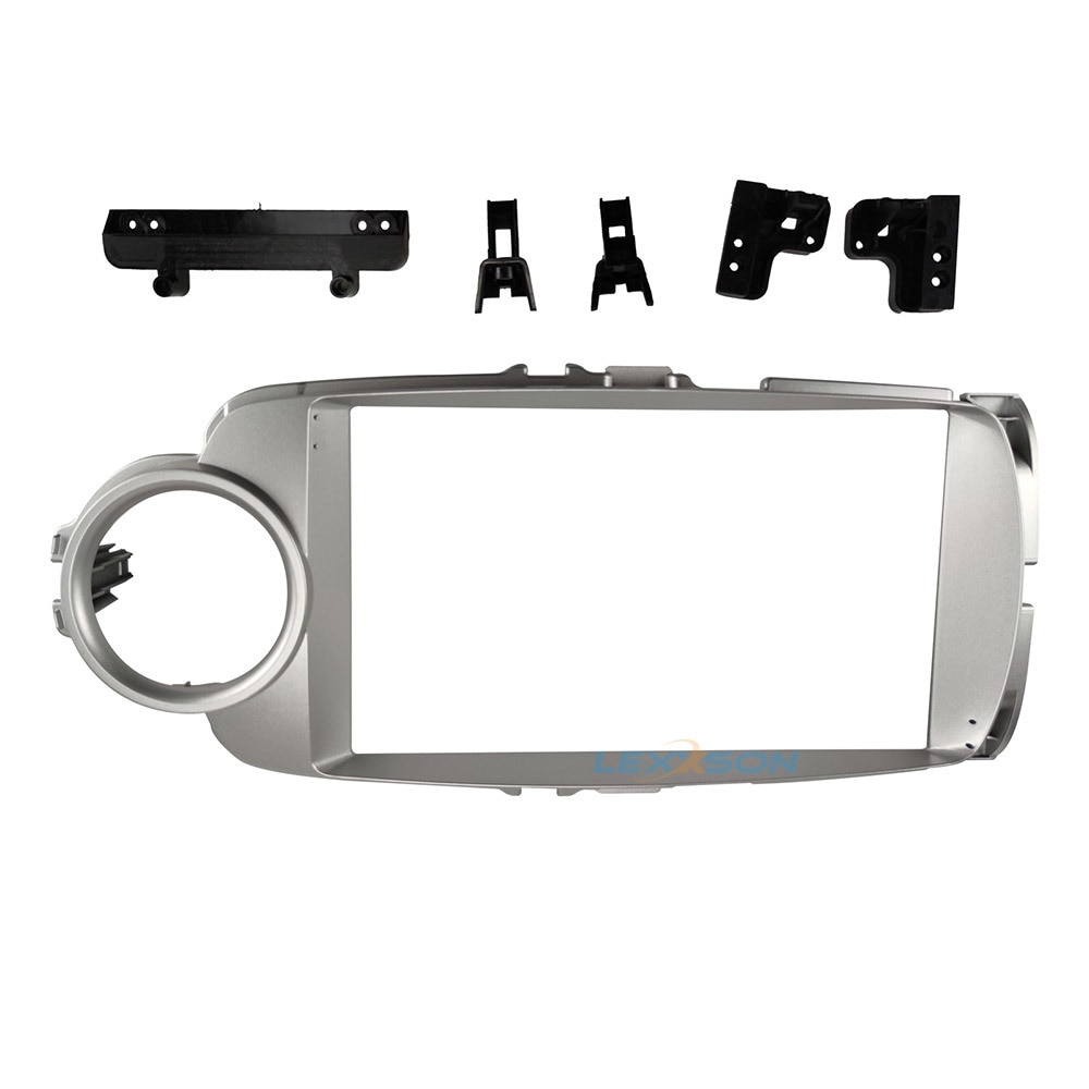 9 Inch Car Fascia For TOYOTA Yaris Stereo Dashboard Panel In-dash Mount Installation Car Dvd Frame Fascias Trim Kit