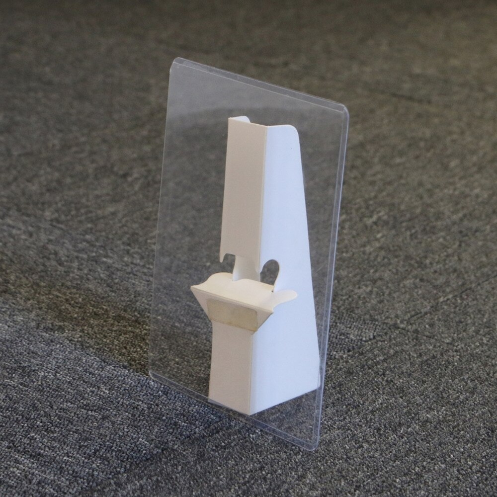 A4 Karton Display Schildersezel Terug Desktop Teken Houder Stand Mouwen Pvc Clear Label Cover Prijskaartje Pouch Ad Banner Frame