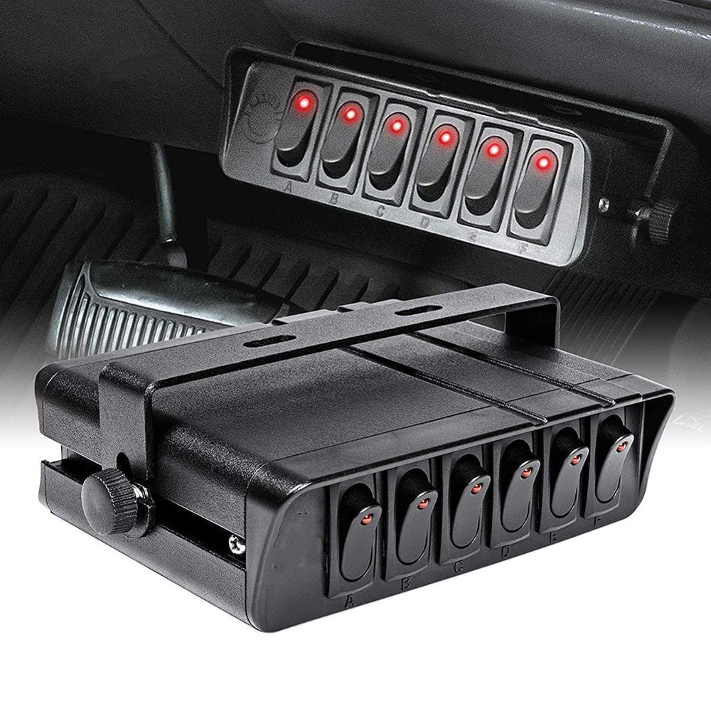 80A Rocker Switch Box Emergency Strobe Light 12V 6... – Grandado