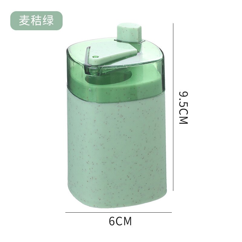 Toothpick Box Automatic Pop-up Home Living Room Pressed Toothpick Cartridge Can Portable Toothpick Cartridge: Nordic green