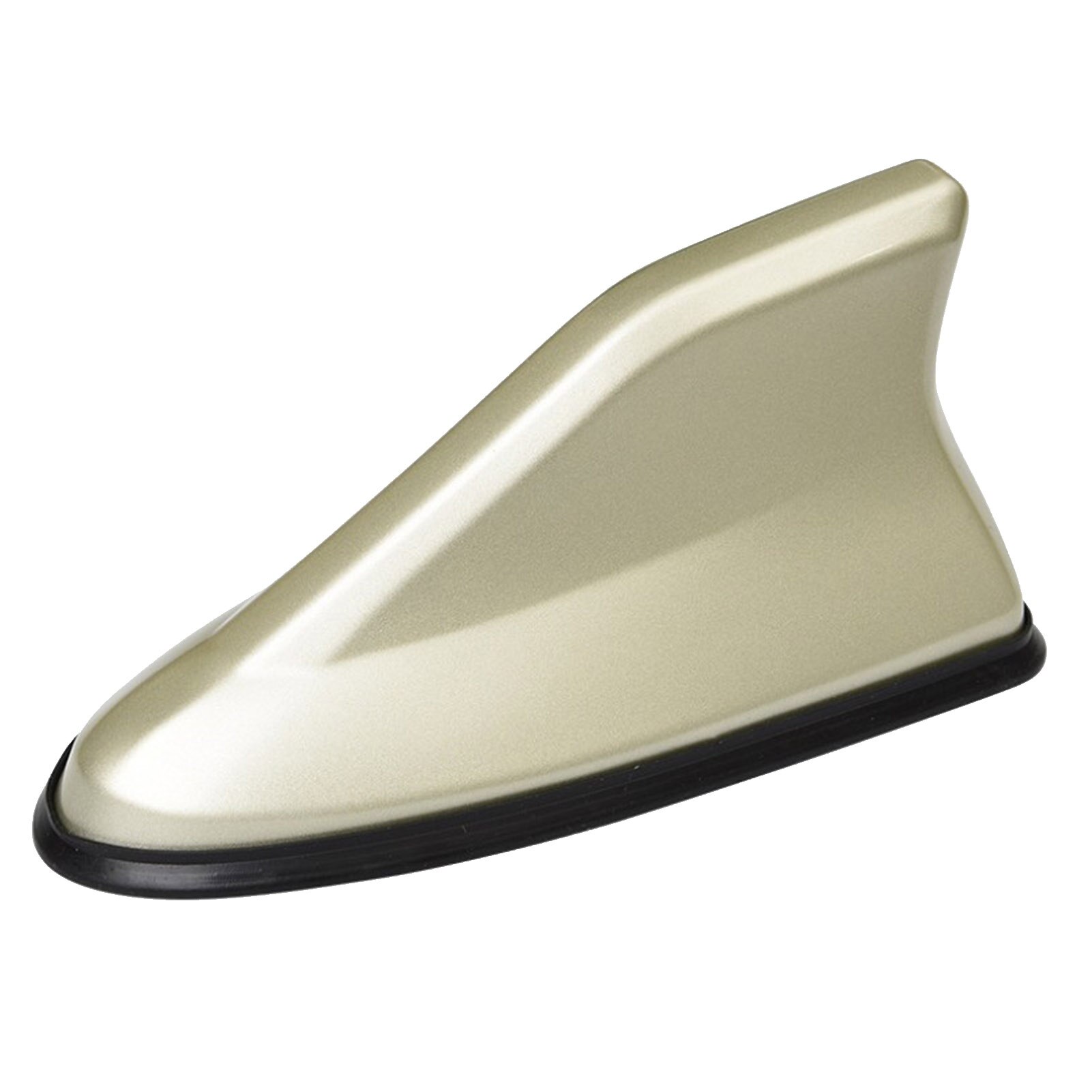 Car Shark Fin Antenna Second-generation Shark Fin Signal Antenna Radio Signal Line Car Antenna Modification Car Accessories: Gold