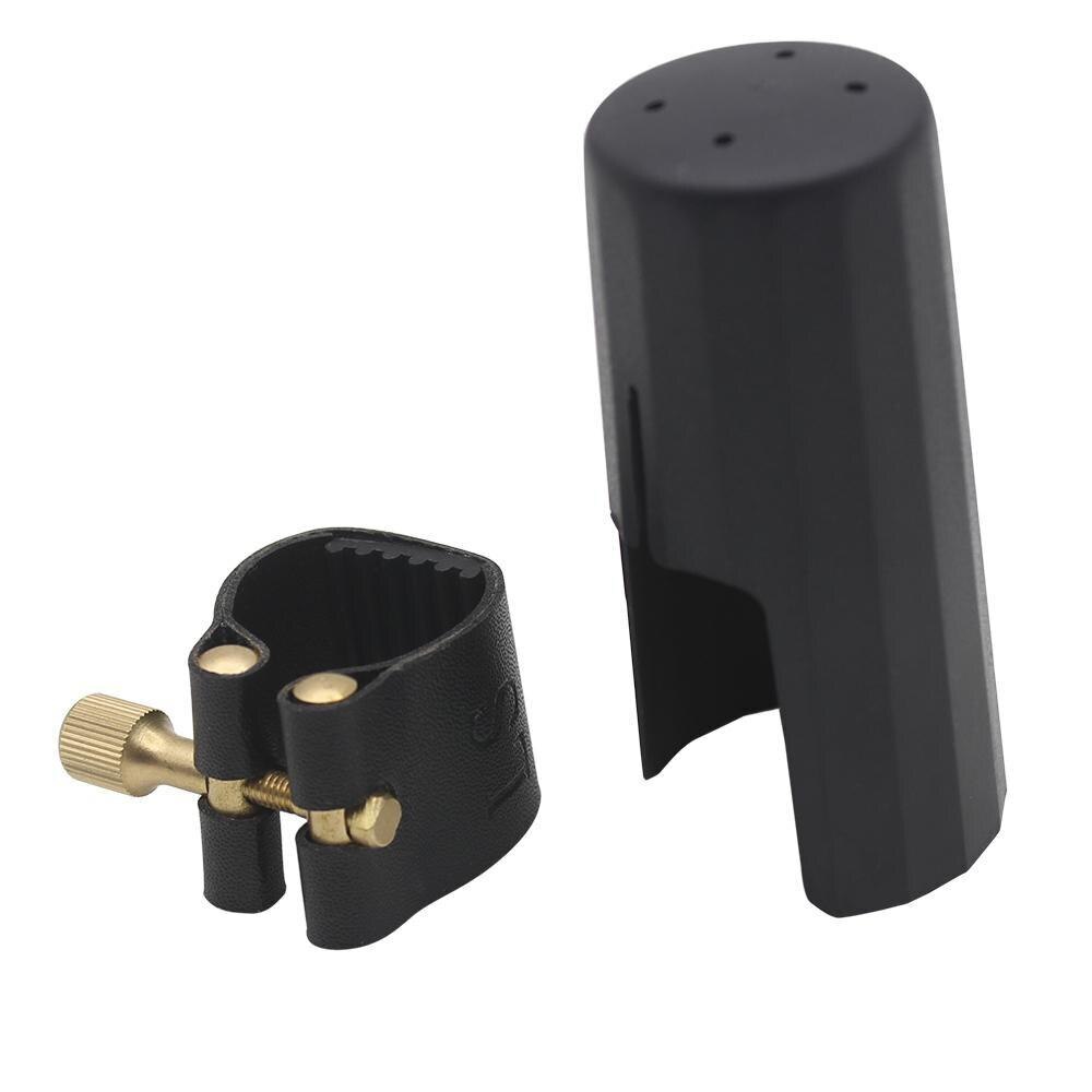 PU Leather Bb Clarinet Mouthpiece Ligature and Cap Fastener