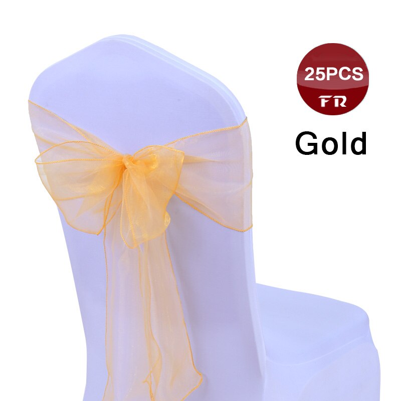 organza stol binder buer til bryllup 7 x 108 &quot; kongeblå stol ramme 10 pc stol bånd organza sløyfer glipper i begivenhet &amp; bryllup forsyning
